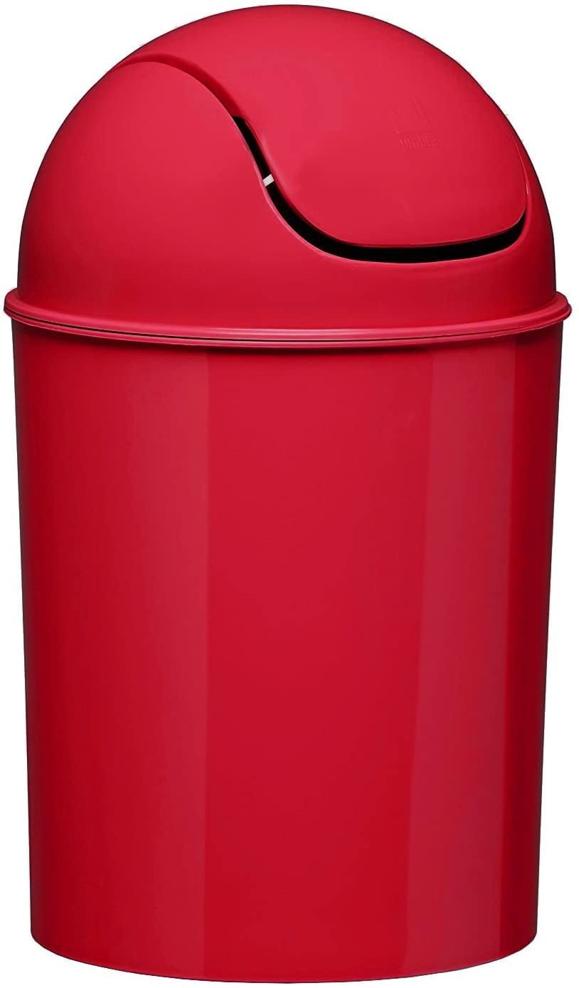 Umbra Mini Waste Can, 11/2 Gallon with Swing Lid