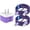 Purple, variant on USB Wall Charger,Type C Charger with 2 Pack Type C Charging Cable Cord 6FT USB C Cable Phone Cables,2.4A Dual Port Phone Charger Android Charger Block USB Plug Adapter USB Charging Block,Blue