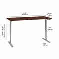 thumbnail image 2 of Move 80 Series 72W x 30D Bureau Réglable en Cerisier de Récolte - Bois d'Ingénierie, 2 of 8