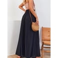 thumbnail image 6 of Women's Wide Leg Palazzo Pants, Flowy Ruffle Solid Pants - Comfortable, Breathable Fabric - For Casual & Formal Occasions - Perfect Gift for Women, 6 of 6