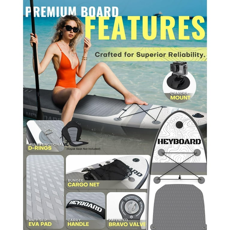 heyboard SUPボード HEYBOARD Inflatable Stand Up Paddle Board 10'/10'6” Standup