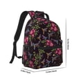 thumbnail image 2 of Disketp Flowers And Humming Bird1 Backpack for Women and Men, Lightweight Laptop Book Bag, Backpack for College -One Size, 2 of 6