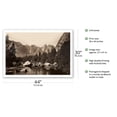 thumbnail image 2 of Yosemite Valley National Park California - B&W Photograph by Carleton E. Watkins c.1865 - Fine Art Matte Paper Print (Unframed) 30x44in, 2 of 4