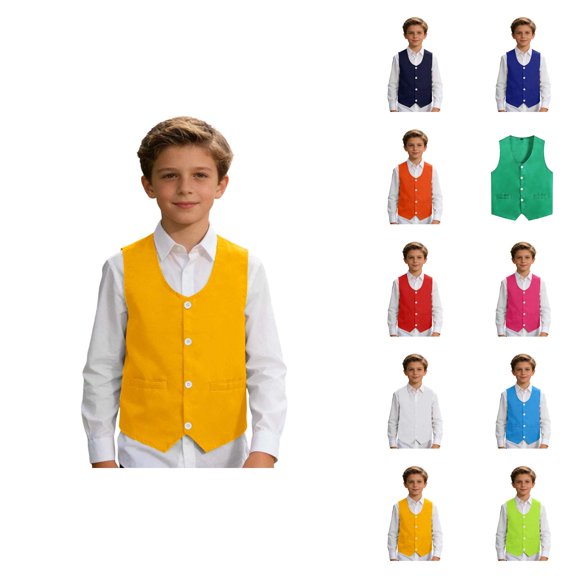 Boys Formal Vest For Kids And Elegant Speech Performance Boy Party Jacket