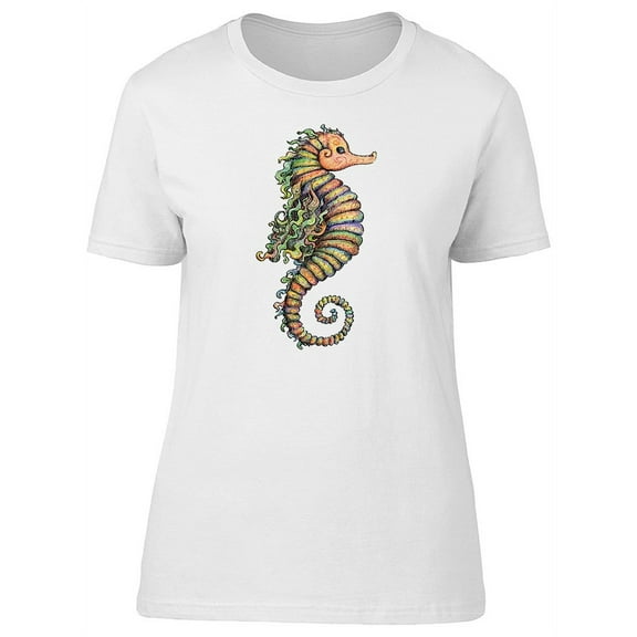 Cool Magical Seahorse T-Shirt Women -Image by Shutterstock, Female XX-Large