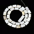 thumbnail image 2 of 1Strand Natural Freshwater Shell Beads Strands Rectangle Seashell Color 12x8x2.5~3mm Hole: 1mm about 32pcs/strand 15.20~15.71 inch(38.6~39.9cm), 2 of 3