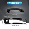 thumbnail image 3 of 4 Piezas Cubierta de Manija de Puerta Exterior ABS Negro Brillante Unique Bargains para Dodge Ram 1500 2500 3500 02-08 Jeep Liberty 02-07 Dakota 05-11, 3 of 8