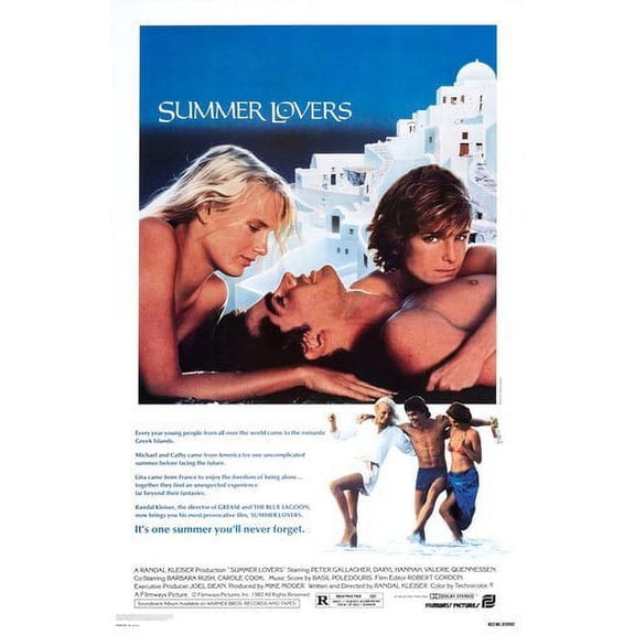 Summer Lovers Poster Metal Sign 8Inx 12In Metal Art Print 8x12 Square Adults Best Posters