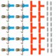 thumbnail image 1 of LITINKIMI 10Ud Bebedero Para Conejos Automatizado Con Textura Pulida Y Estructura Robusta Color, 1 of 5