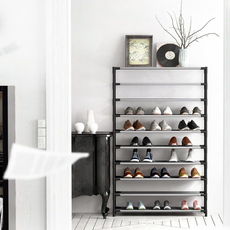 10 Tier Shoe Rack Large Organizer Storage Cabinet For 50 Pairs