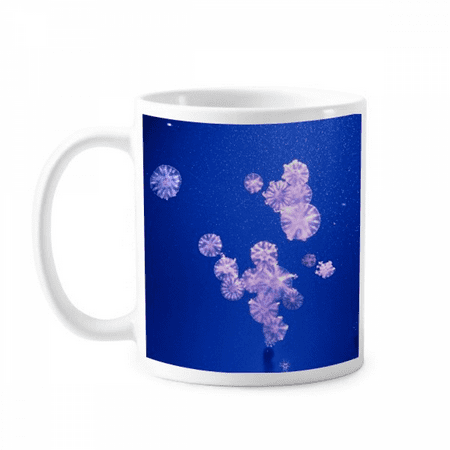 

Ocean Jellyfish Science Nature Picture Mug Pottery Cerac Coffee Porcelain Cup Tableware