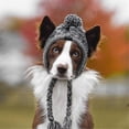 thumbnail image 3 of Gorro cálido de punto para perro, gorro cálido para perro de invierno? Gorros para Perros, Gorros Cortavientos para Invierno para Perros Medianos y Grandes, Francés, 3 of 5