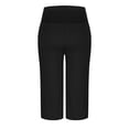 thumbnail image 5 of ABATAB Capri Pajama Pants for Women Wide Leg Lounge Cozy Sleepwear Capris Soft Comfy Baggy Elastic Waisted Pj Bottoms, 5 of 6