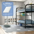 thumbnail image 3 of JAORD Metal Bunk Bed, Twin Over Twin Size Beds with Two Side Ladders & Safety Guard Rail, Space-Saving Design, Noise-Free, Black, Assembly Required, 3 of 8