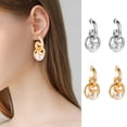 thumbnail image 6 of TNOBHG Dangle Earrings 1 Pair Women Earrings Multi-layer Irregular Shape Retro Faux Pearl Alloy Electroplated Anti-slip Lightweight Ear Decoration Jewelry, 6 of 8
