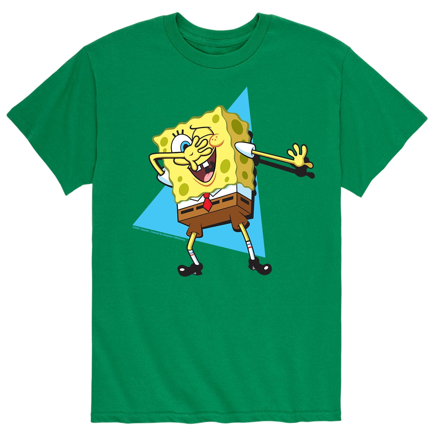 SpongeBob SquarePants - SpongeBob Dab - Men's Short Sleeve Graphic T ...