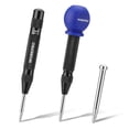 thumbnail image 1 of Automatic Center Punch WORKPRO 2PCS w/ Extra Tip, 1 of 8
