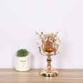 thumbnail image 4 of European-style Candle Holder Ornaments Small Candle Holder Dining Table Romantic Candlelight Dinner Three-piece Ornaments Wedding Ceremony Electroplated Ornaments, 4 of 5