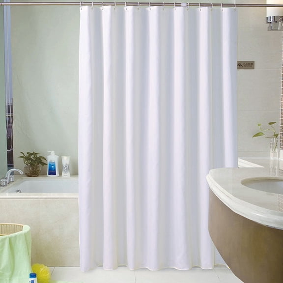YUNLIGHTS Bathtub Curtain Simple Rectangular Waterproof For Families 1Set