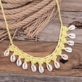 thumbnail image 1 of Collar de conchas tejidas a mano de estilo versátil de moda bohemia para mujer, 1 of 3