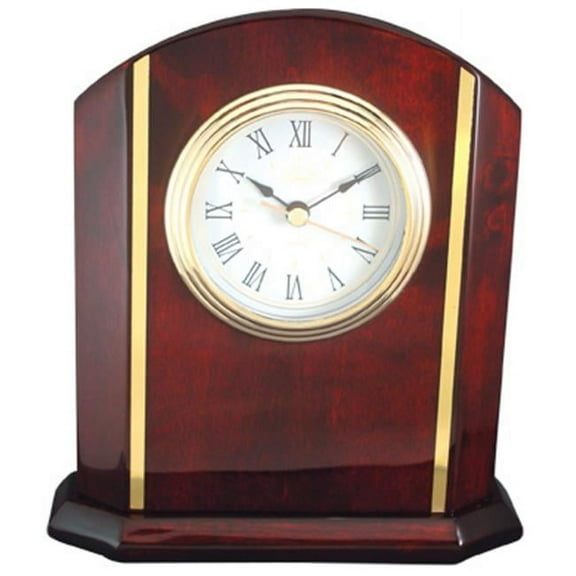Chass  Royal Arch Clock Mahogany 7in.