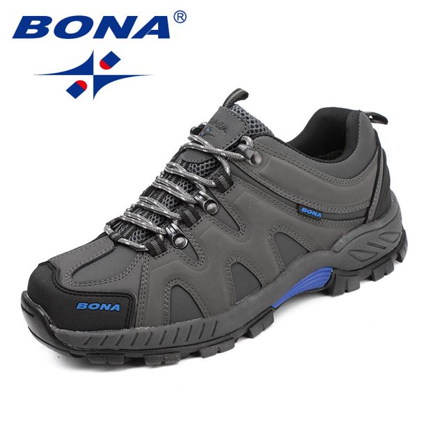 BONA, recién llegado, estilo clásico, zapatos de senderismo para hombre, zapatos deportivos con cordones para hombre, zapatillas de senderismo para correr al aire libre, envío gratis rápido Tan Jianjun unisex