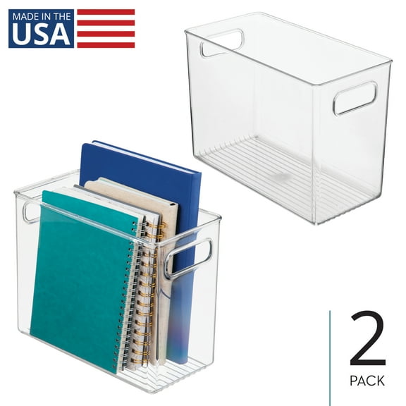 Pantry Bin with Handles - Storage Bins for Kitchen Organization - Ideal for Cabinets, Fridge, or Freezer - Made in USA
