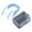 Blue, variant on LanSuare Summer Swimming Nose Clip - Waterproof Silicone for Kids and Adults with Bright Color