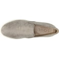 thumbnail image 5 of Women's SOUL Naturalizer Tia Slip On Sneaker Nickel Smooth Metallic Suede 7.5 M, 5 of 6