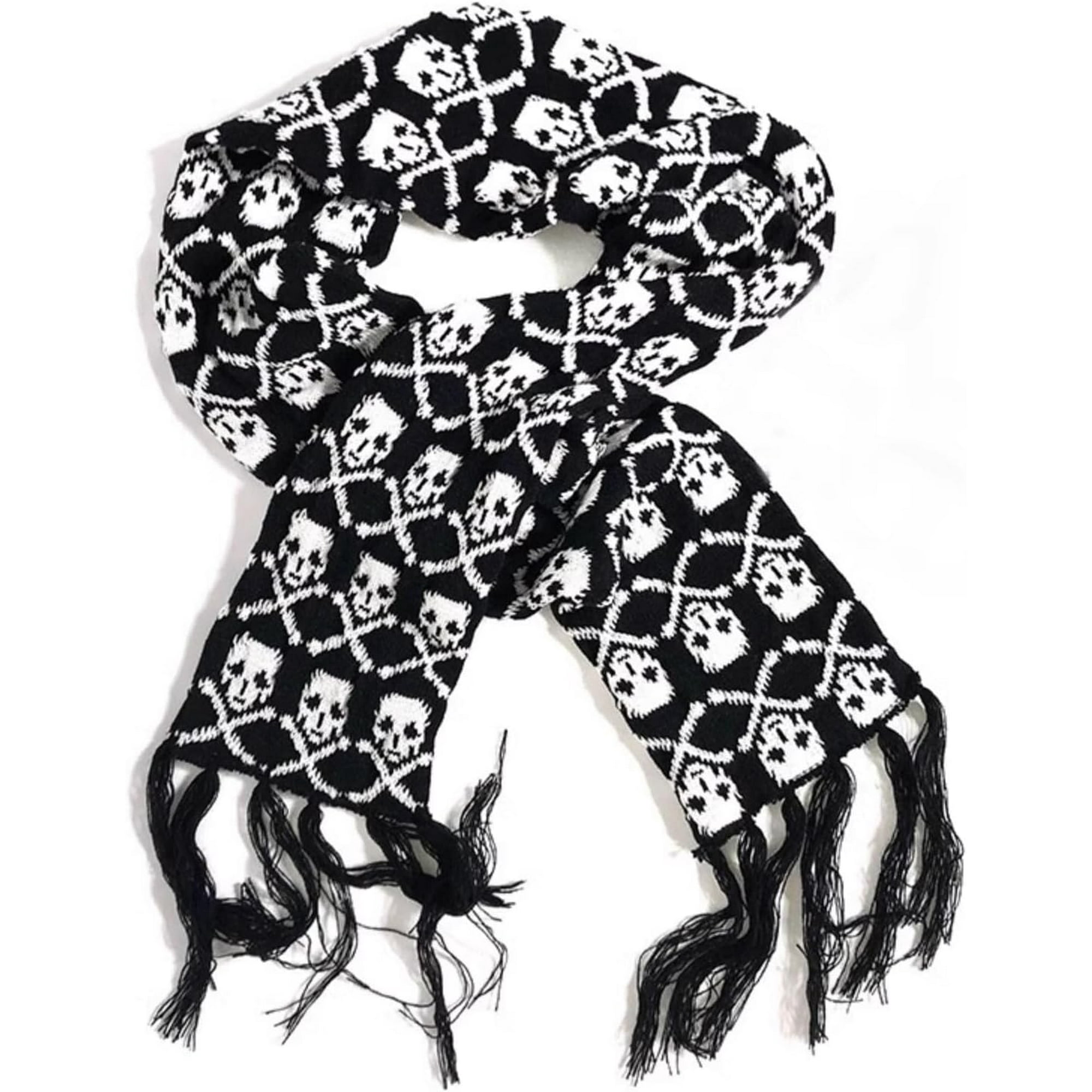 Black skull scarf online
