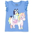thumbnail image 3 of Bluey Bingo Muffin Toddler Girls 4 Pack T-Shirts Toddler to Little Kid, 3 of 5