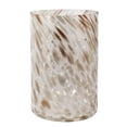 thumbnail image 4 of Better Homes & Gardens 4 Inch White and Gold Hurricane Candle Holder Glass, 4 of 11