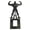 B, variant on Funny Muscle Man Hot Dog Holder Stainless Steel BBQ Sausage Rack Portable Reusable Hot Dog Roaster Stand for Grilling Camping Parties Backyard BBQ Gift 1PCS