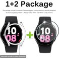 thumbnail image 2 of [2+1 Pack] Miimall Compatible Samsung Galaxy Montre 5 Boîtier de Protection d'Écran 44mm, Couverture de Pare-Chocs de Protection pour PC Dur, 2 of 5