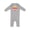 AC-Heather Grey, variant on Aruba Vacation Baby Romper Coveralls