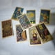thumbnail image 2 of Cartas De Tarot Cartas de tarot doradas Baraja de cartas de tarot a prueba de agua para amigo aficionado (negro dorado) Ndcxsfigh  Para Estrenar, 2 of 6