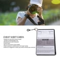 thumbnail image 4 of Cheat Sheet Cards, Camera Settings Cheat Sheets Pocket Sized Plastic Tear   for DSLR, 4 of 8