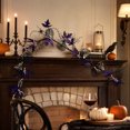 thumbnail image 7 of Halloween Twig Garland, Creepy Branch Decor, Spooky Table Runner, Flexible Bendable Shape and Assorted Themed Ornaments for Fireplace Mantels, Stair Railings and Door Frames., 7 of 7