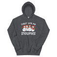 thumbnail image 4 of Itzus Collections Graphic Chillin Christmas Hoodie, Dark Heather Unisex, Size M, 4 of 4