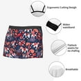 thumbnail image 3 of Sikiie Elephants Print Men's Boxer Briefs, Elastic Waistband Boxer Briefs Leggings-Small, 3 of 5
