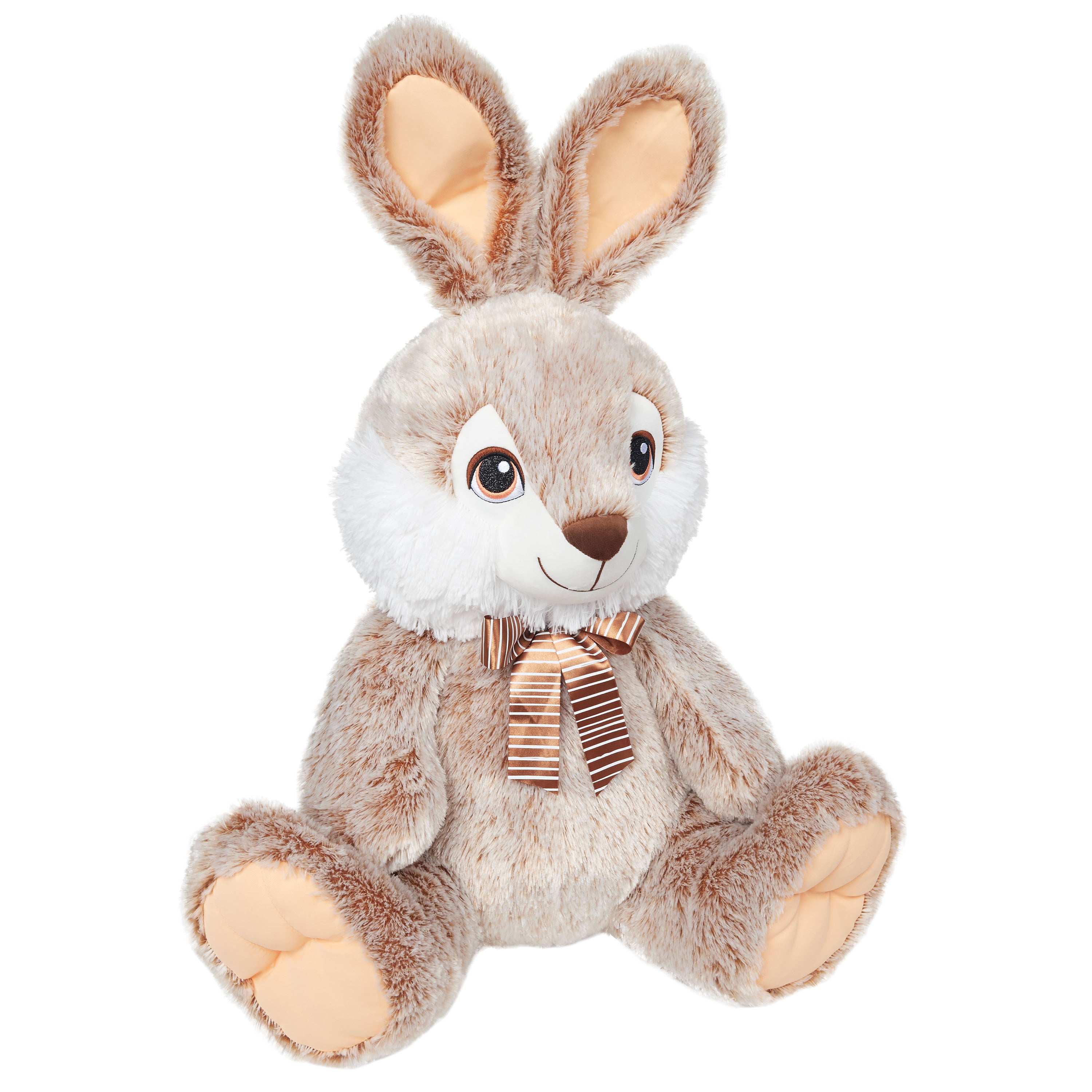 Stuffed Easter Bunny Rabbit 12" Plush Brown NEW 