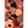 thumbnail image 1 of Momeni New Wave 2'6" X 8' Contemporary Hand Tufted Wool Runner Rug in Black, 1 of 4