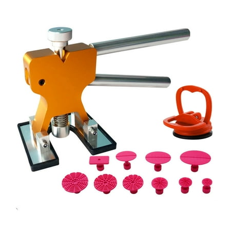 Body Bonus Kit - Paintless Auto Car Body Dent Removal Kits Remover Set Dent Glue Puller Lifter Body Shop Repair Tools - Bonus Mini Suction Cup