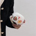 thumbnail image 2 of Plush Earbuds Case for AirPods 4th Generation,Creative Cute Cartoon Christmas Elements Design Headphone Cover for AirPods 4(2024) for Girls Boys (Gingerbread Man), 2 of 14