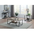 thumbnail image 5 of LV00887 - Console Table, Rustic Oak & Black Finish - Idella, 5 of 6