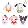 thumbnail image 2 of 20CM Kawaii Sanrio Serie De Verduras Juguetes De Peluche Kuromi Hello Kitty Cinnamoroll Suave Muñeca Niños Regalos De Cumpleaños Fivean unisex, 2 of 2
