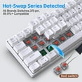 thumbnail image 4 of 68 Key Color Backlights Mechanical Keyboard With Hot Swappable Switches Ergonomic 19 Lighting Mode For Gaming Typing, 4 of 15