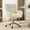 Ivory Velvet, variant on Teddy Upholstered Vanity Chair with Wheels, 360° Swivel Home Office Desk Chair, 3.5-Inch Height Adjustment, Gold Metal Base for Makeup Room & Living Room