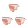 thumbnail image 1 of facefd 1/2/3 Kitchen Triangular Sink Strainer Drain Vegetable Fruit Drainer Basket pink 3PCS, 1 of 6