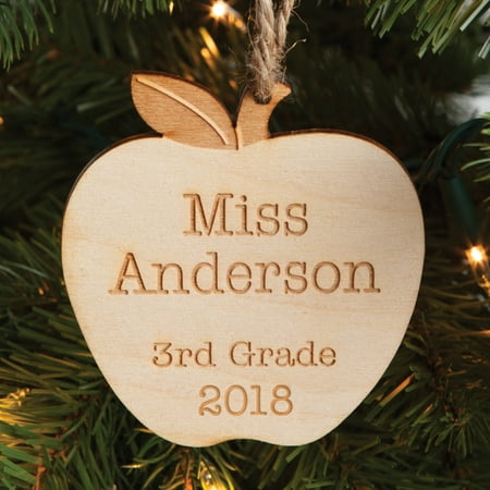 personalized teacher wood ornament special teacher gift walmart com